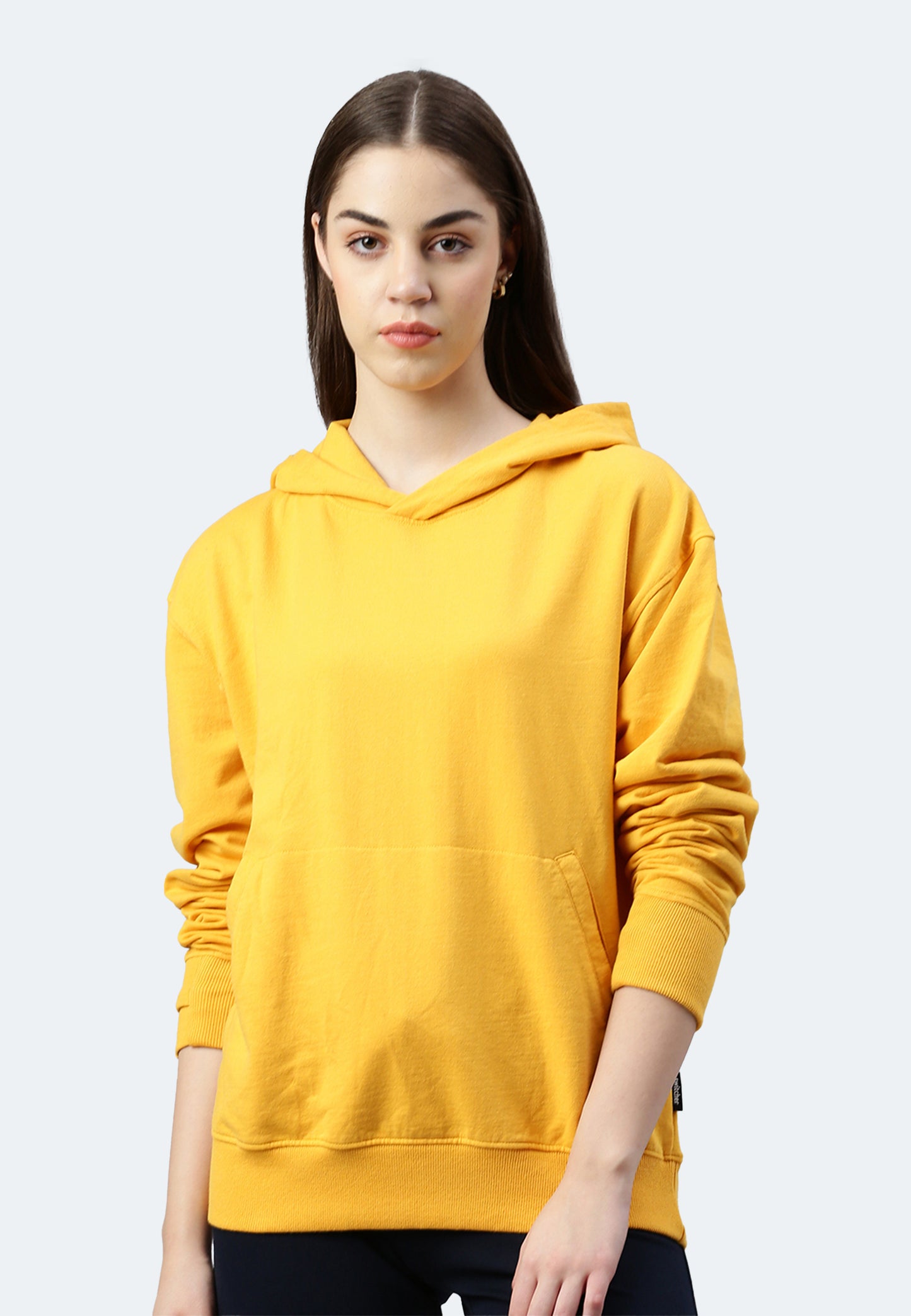 Felpa con cappuccio Switcher Lady skylar color/532 moutarde