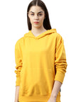 Felpa con cappuccio Switcher Lady skylar color/532 moutarde