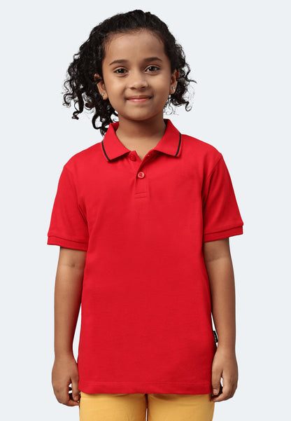 Switcher polo kids tim colour/10 rouge
