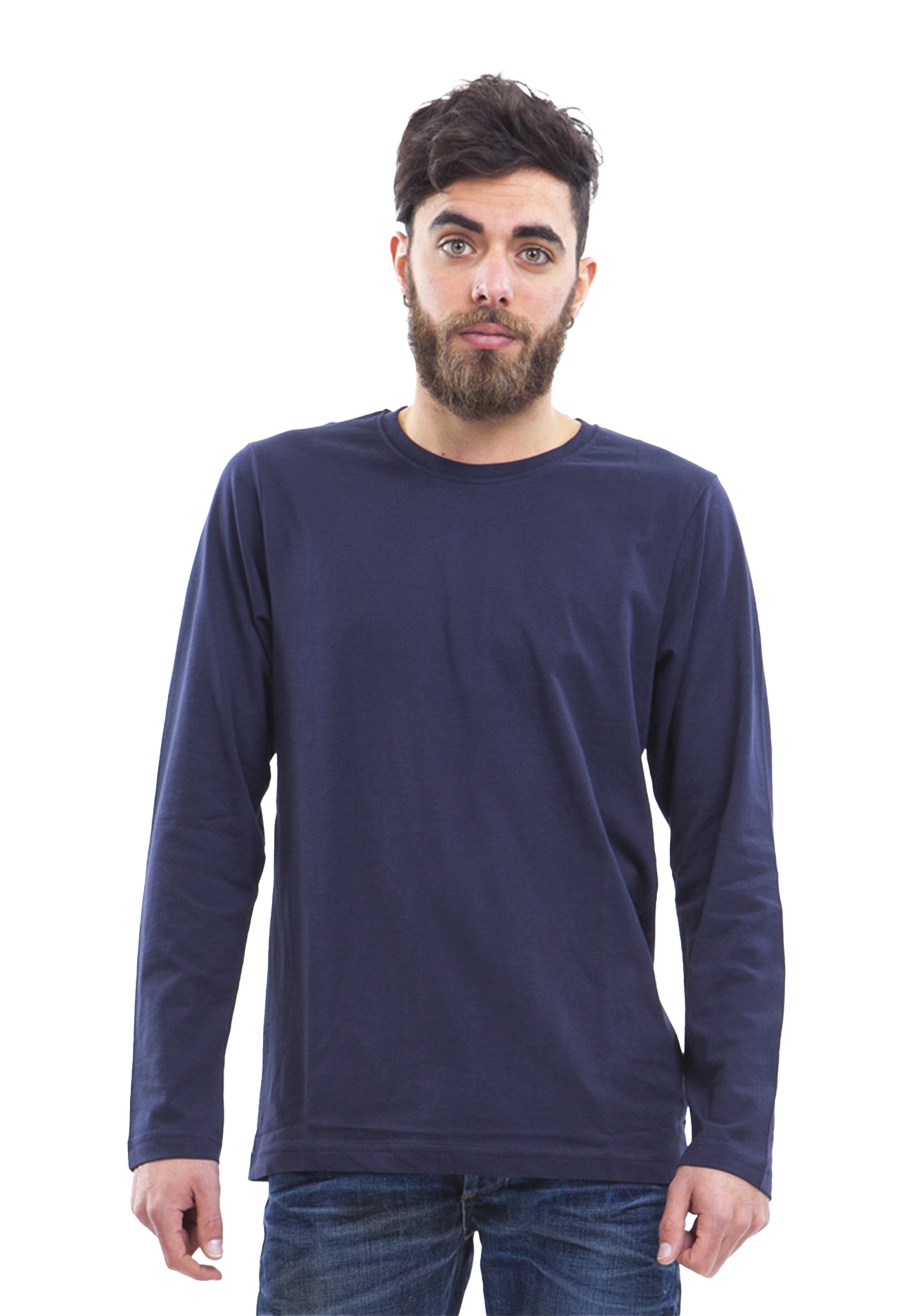 Switcher manica lunga colore balena/navy