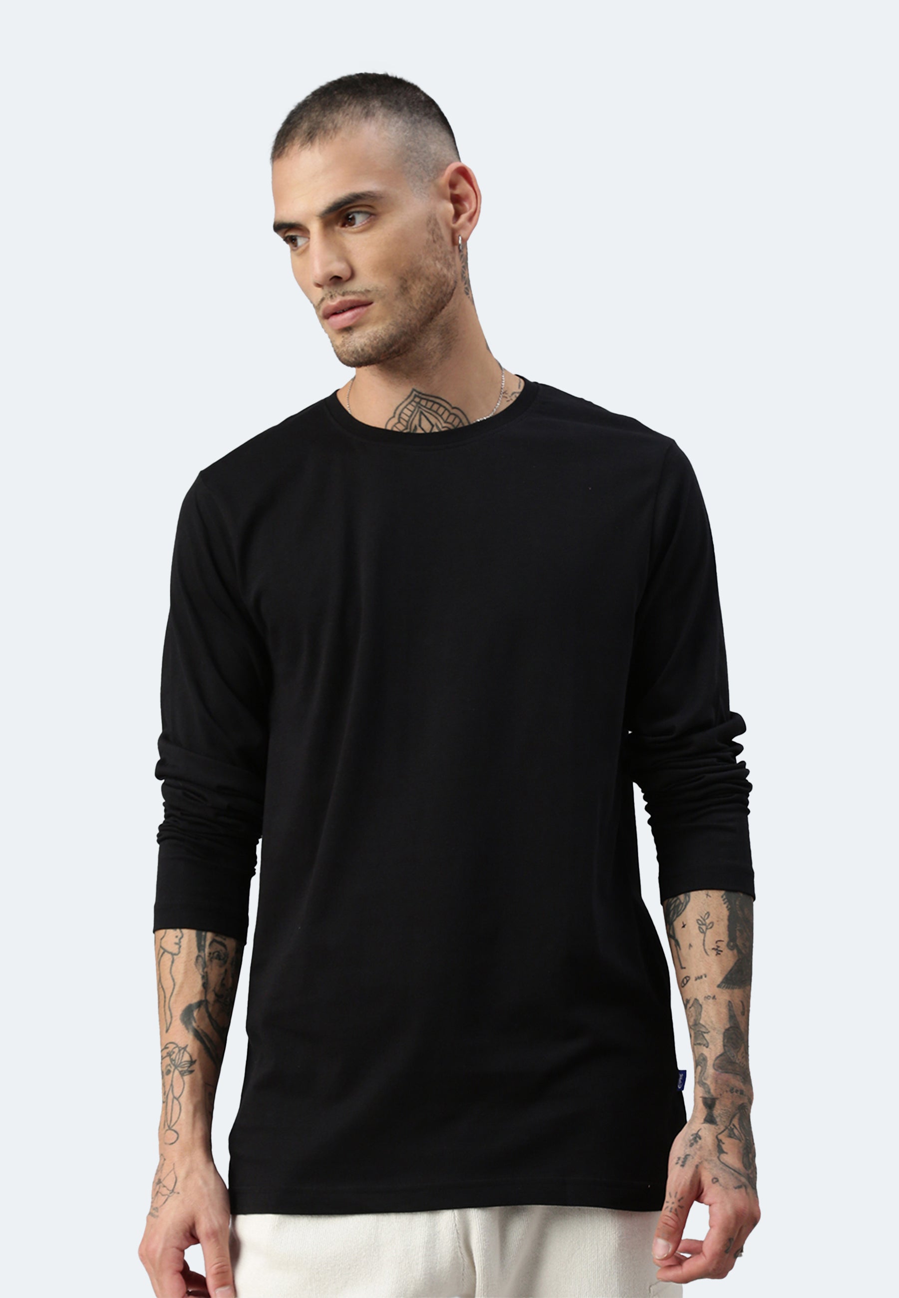 Switcher manica lunga colore balena/noir
