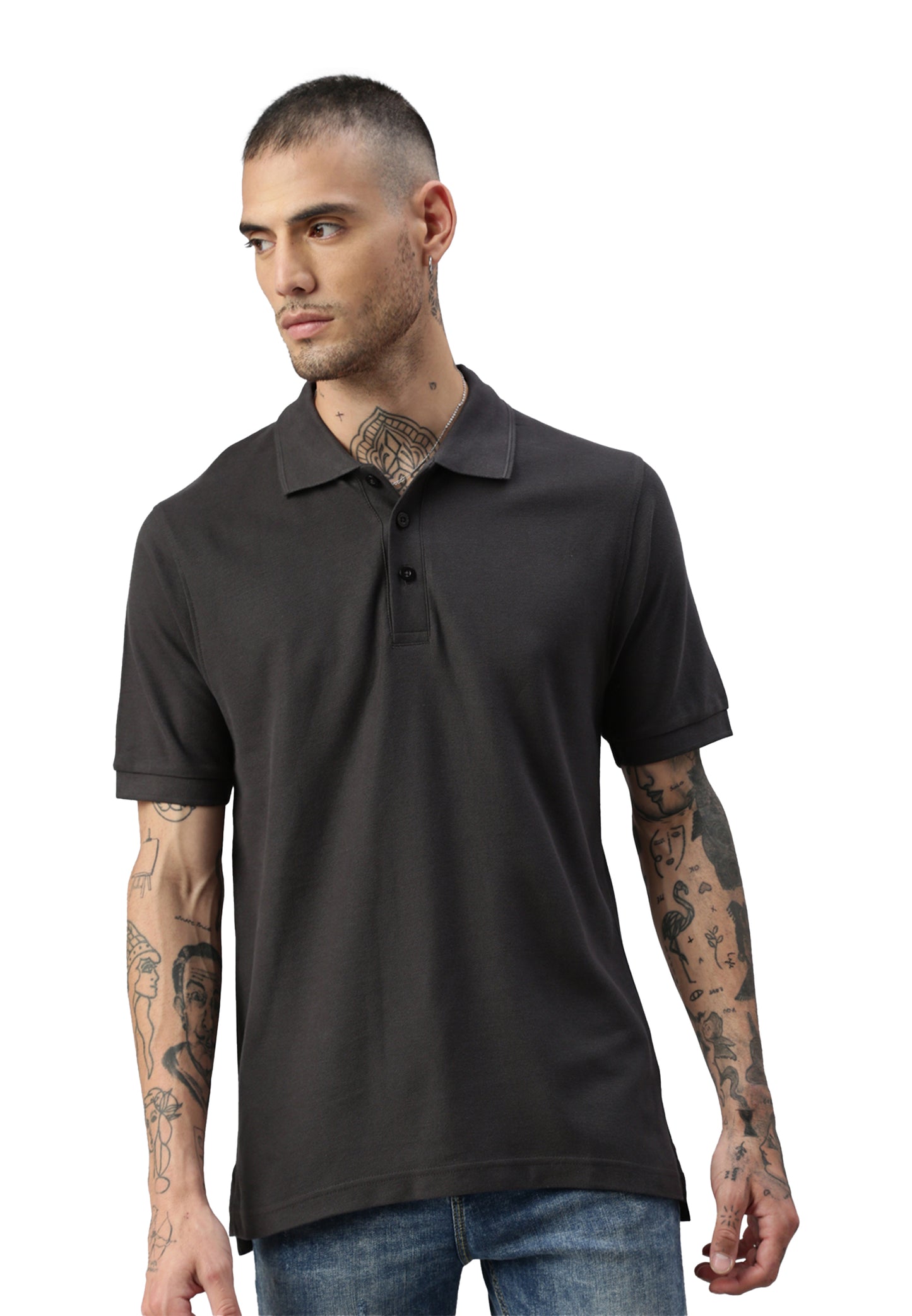 Switcher polo uomo john colore/410 arsenico