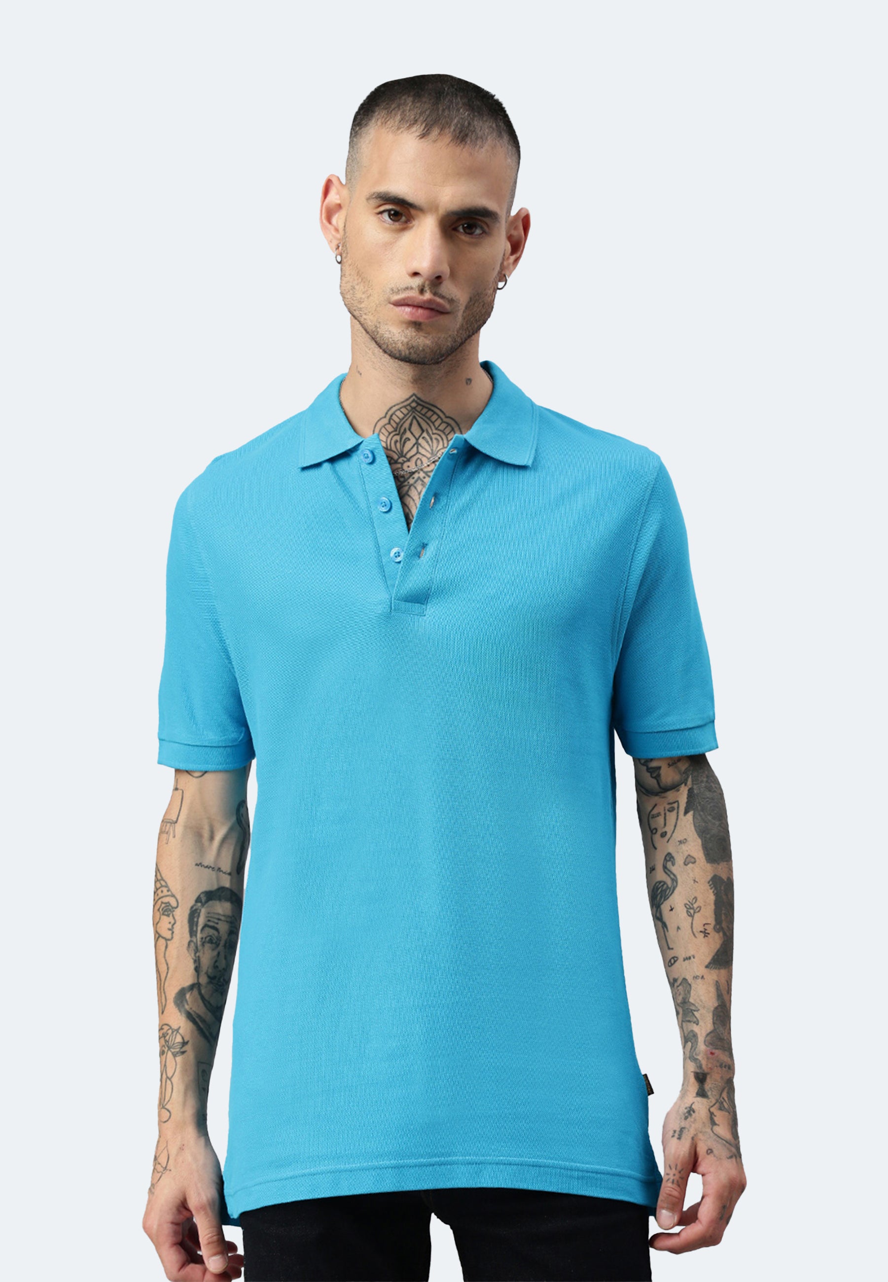 Polo da uomo Switcher color blu baia