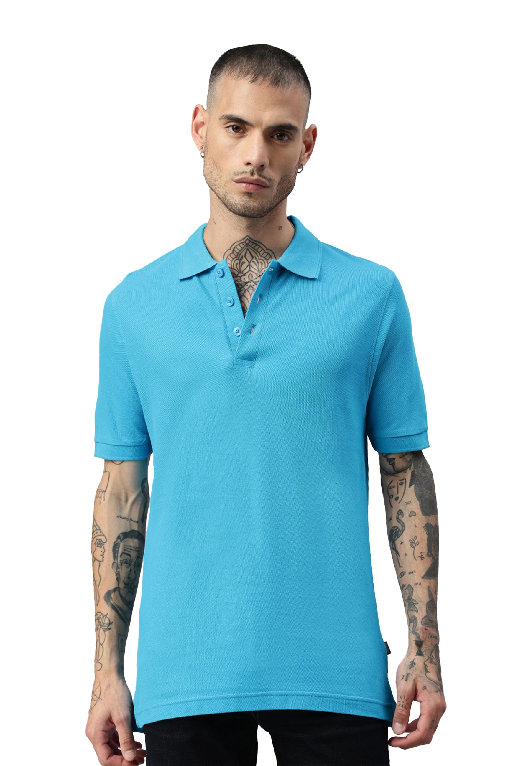 Polo da uomo Switcher color blu baia