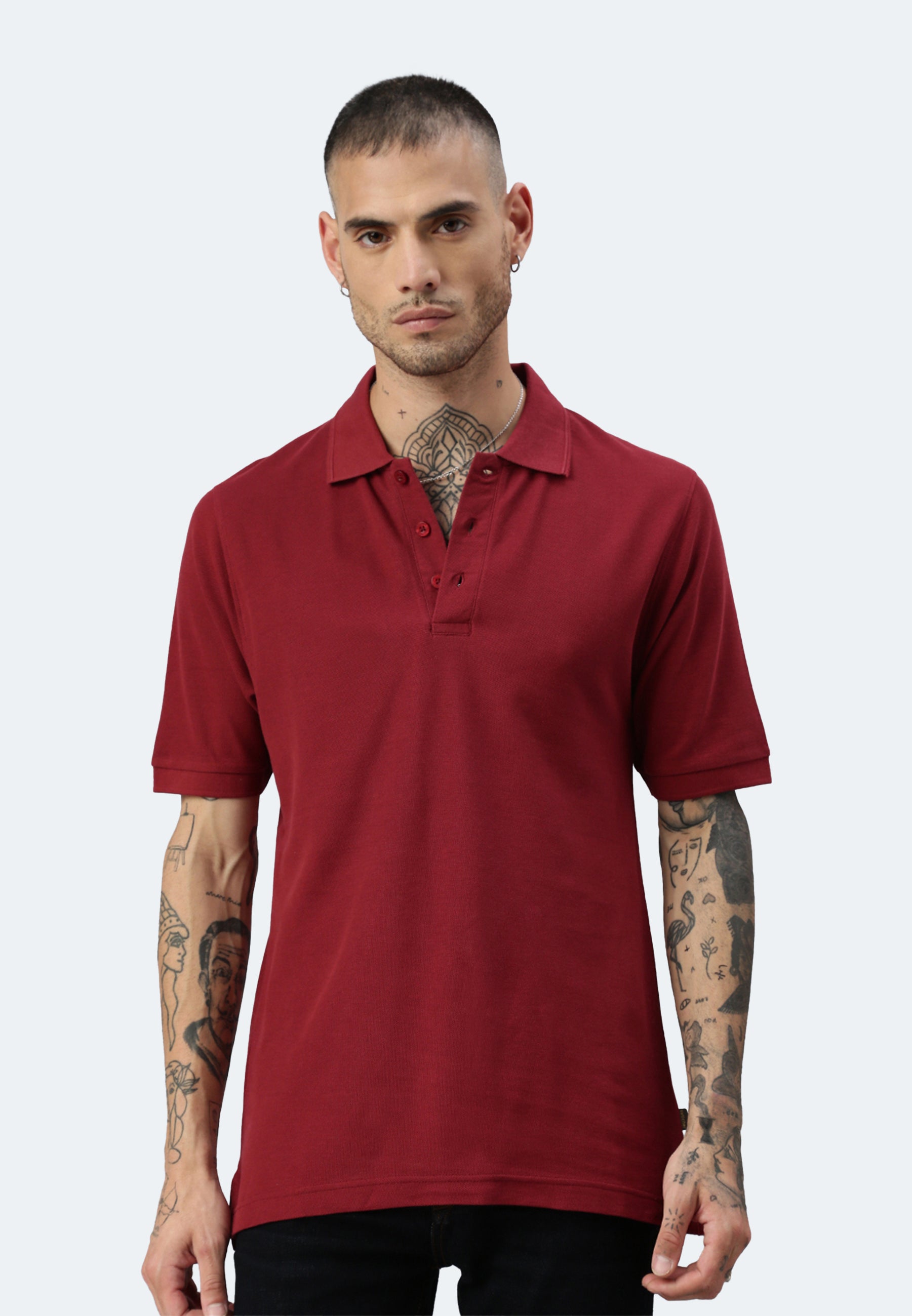 Polo da uomo Switcher colore bordeaux