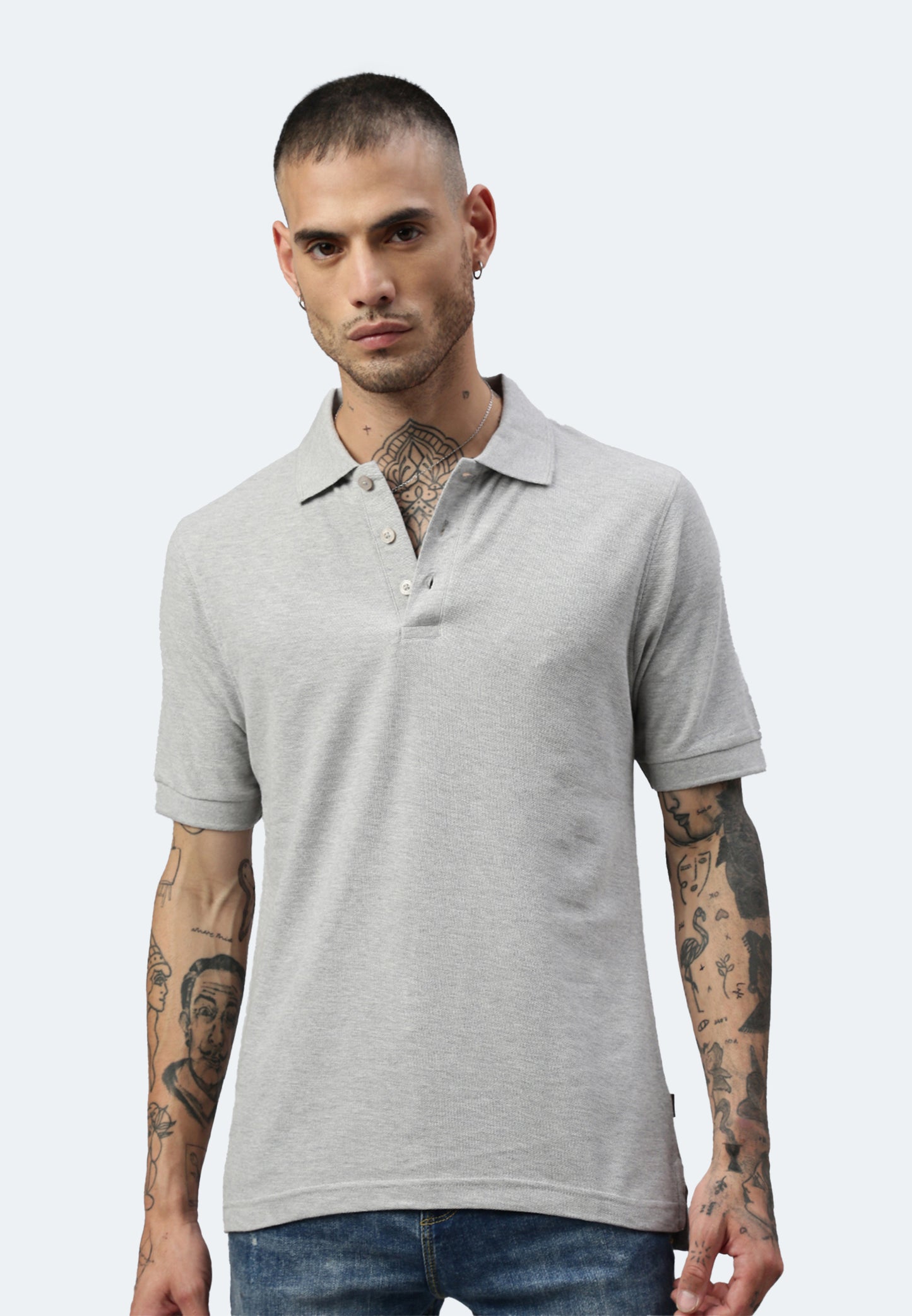 Switcher polo uomo john color/42 gris chine