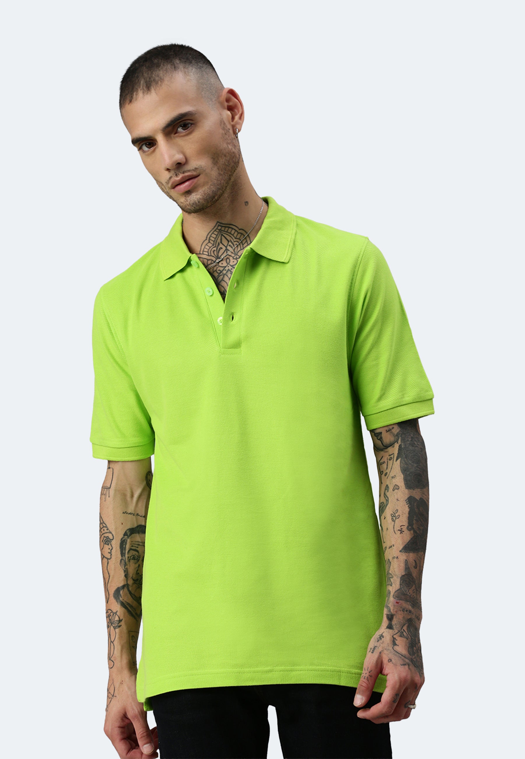 Polo da uomo Switcher color lime