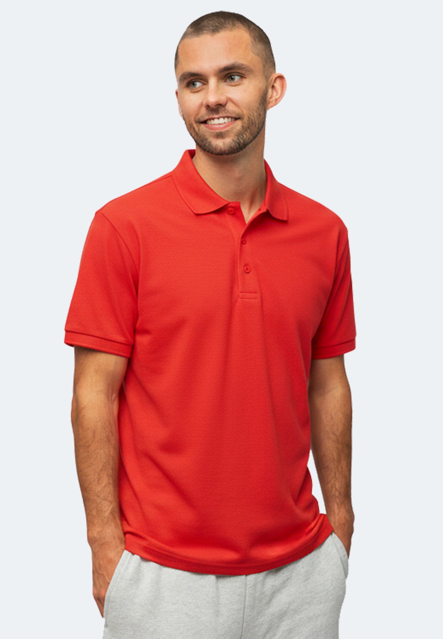 Polo uomo Switcher john colour/10 rouge