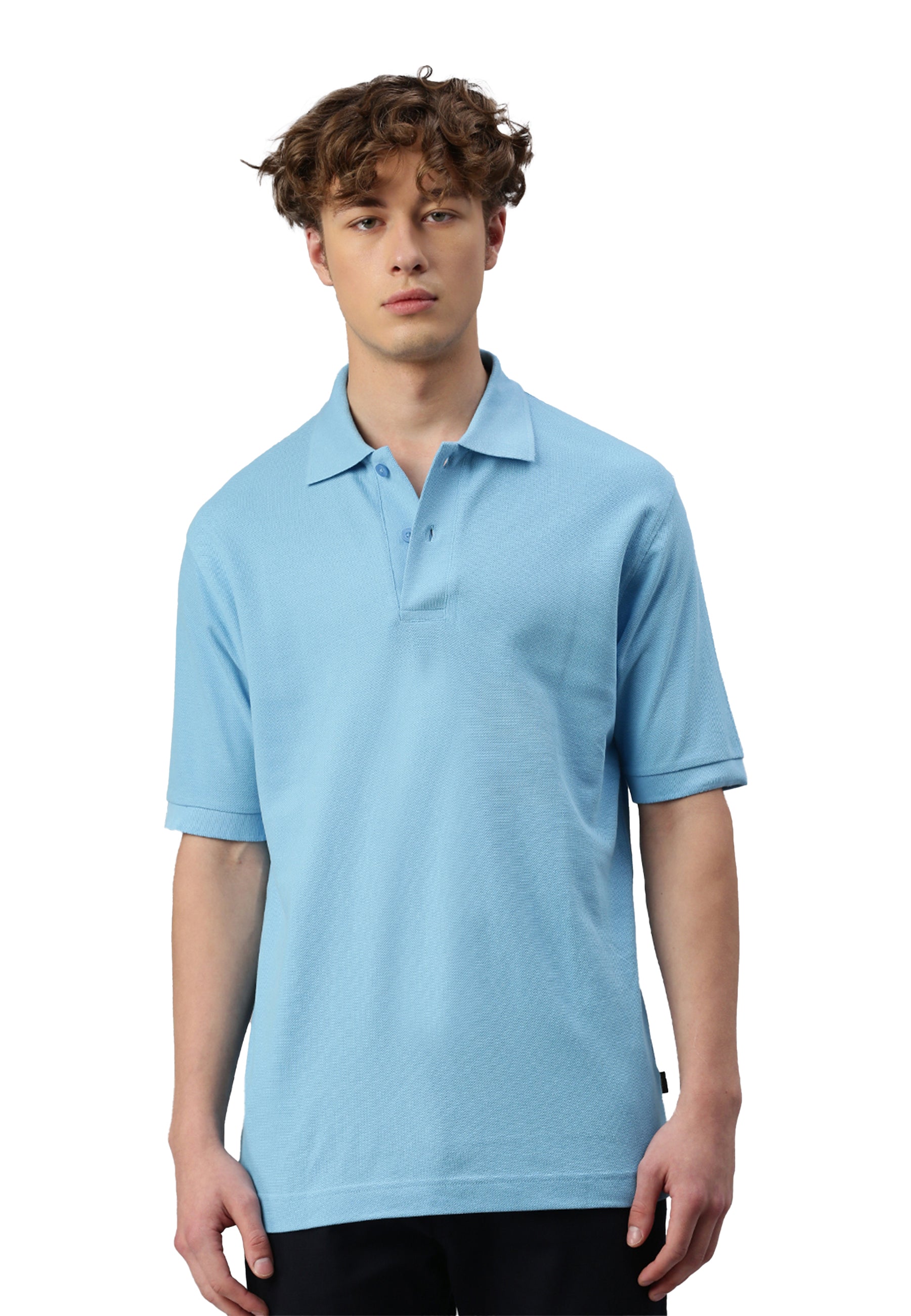 Polo da uomo Switcher Samuel color/blu ghiaccio