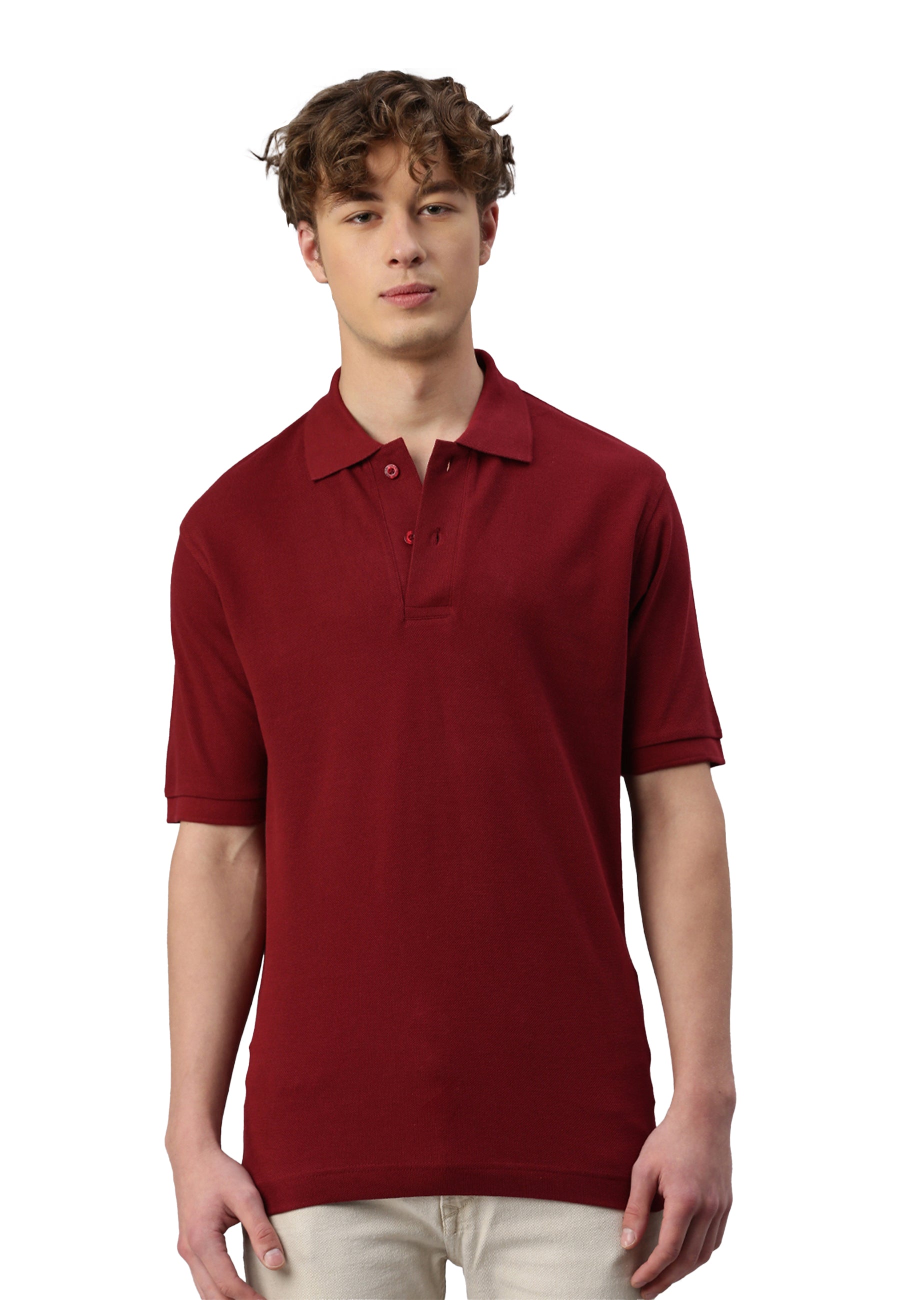 Polo da uomo Switcher Samuel color/bordeaux