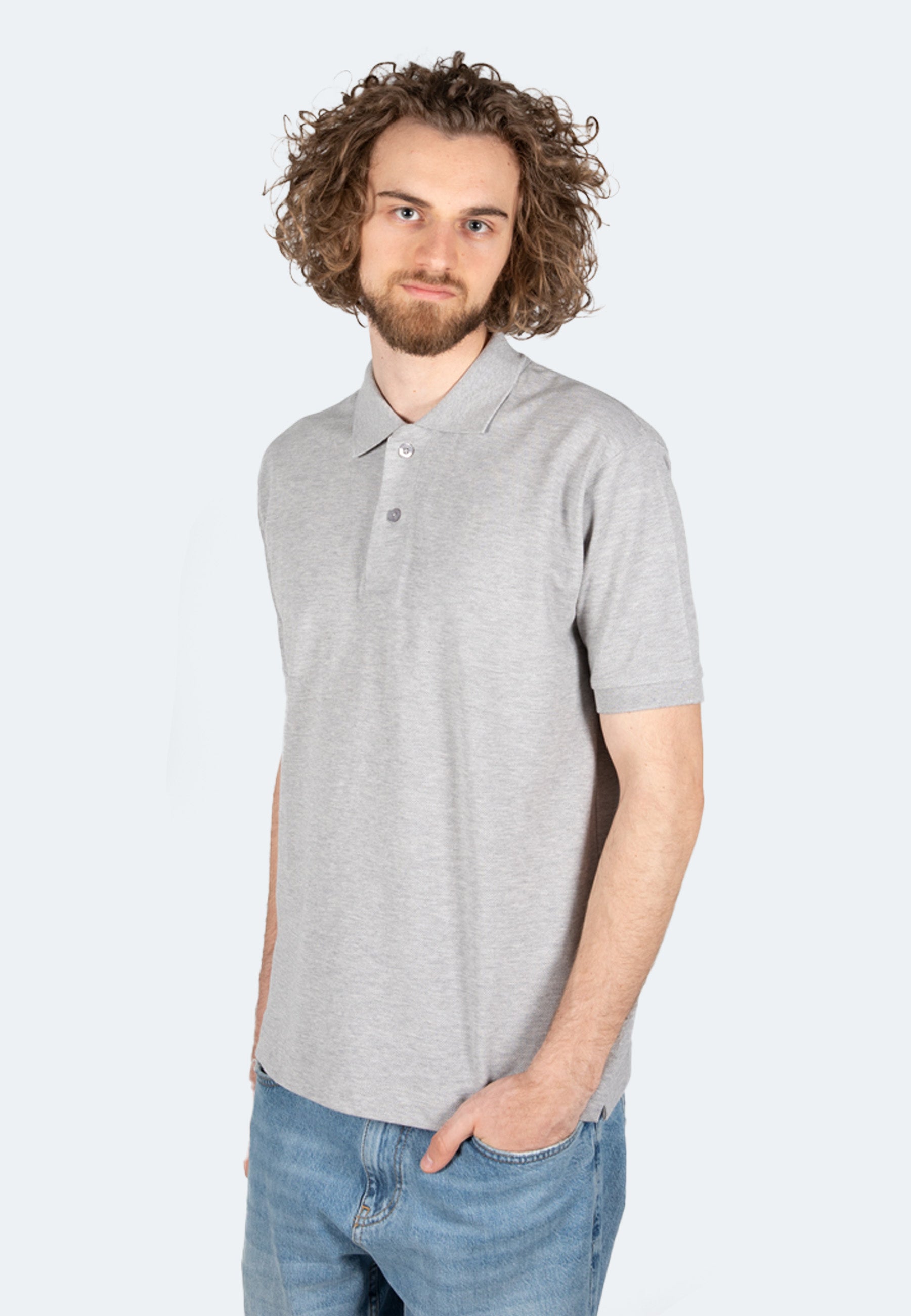 Switcher polo uomo samuel color/42 gris chine