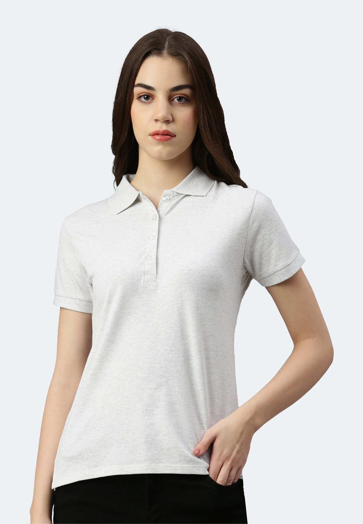 Switcher Lady polo stacy color/43 blanc chine