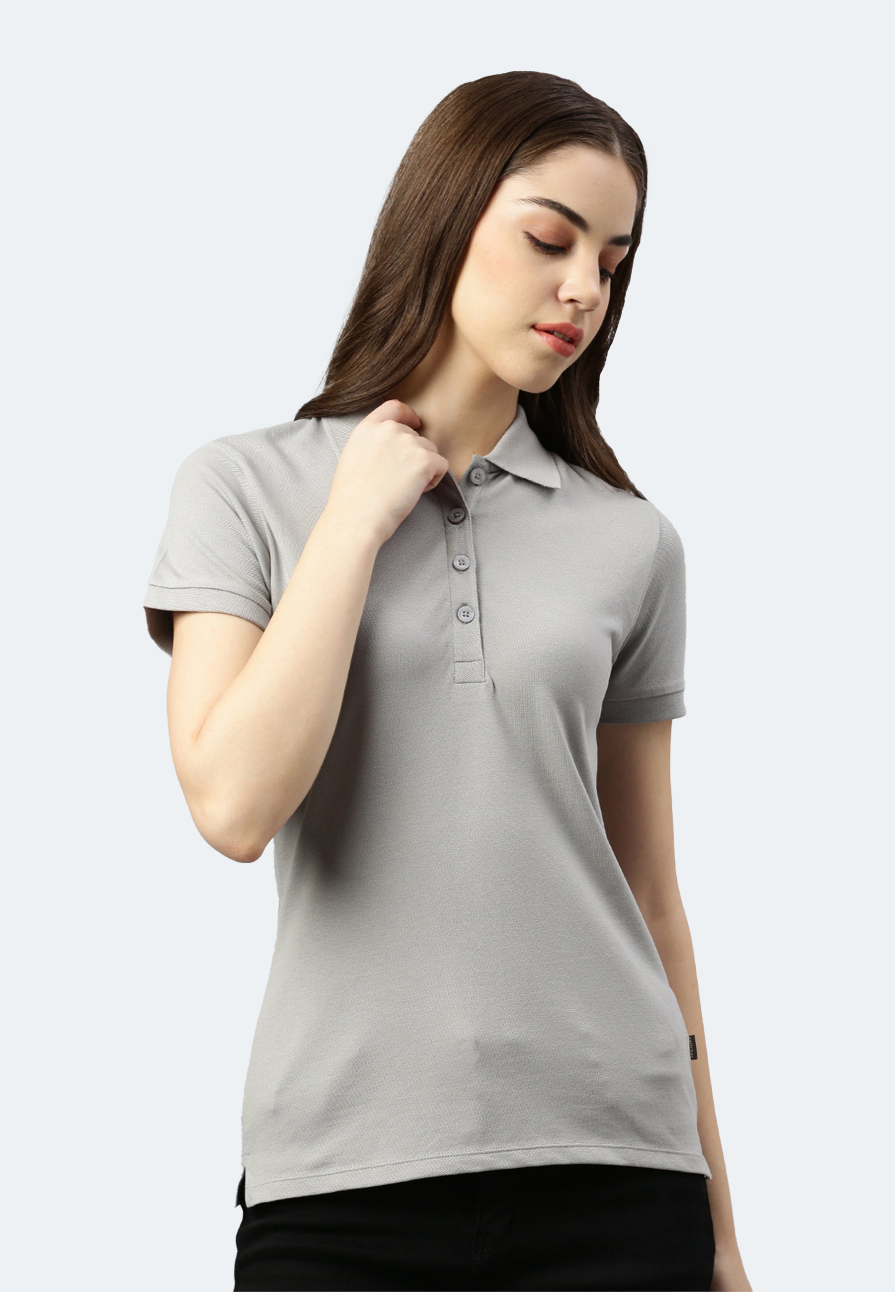 Switcher Lady polo stacy colour/402 gris fonce