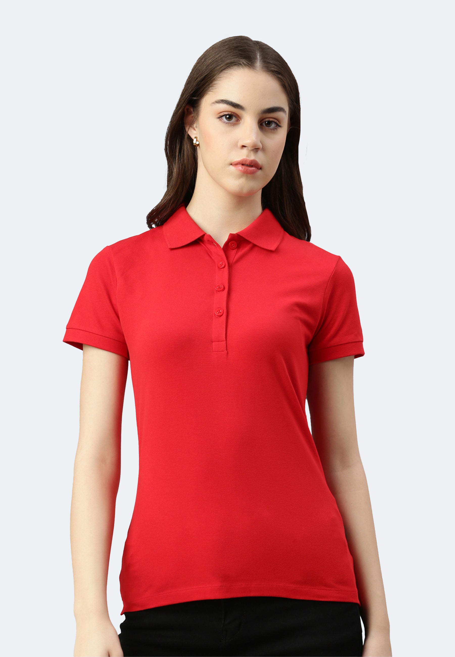 Switcher Lady polo stacy colour/10 rouge
