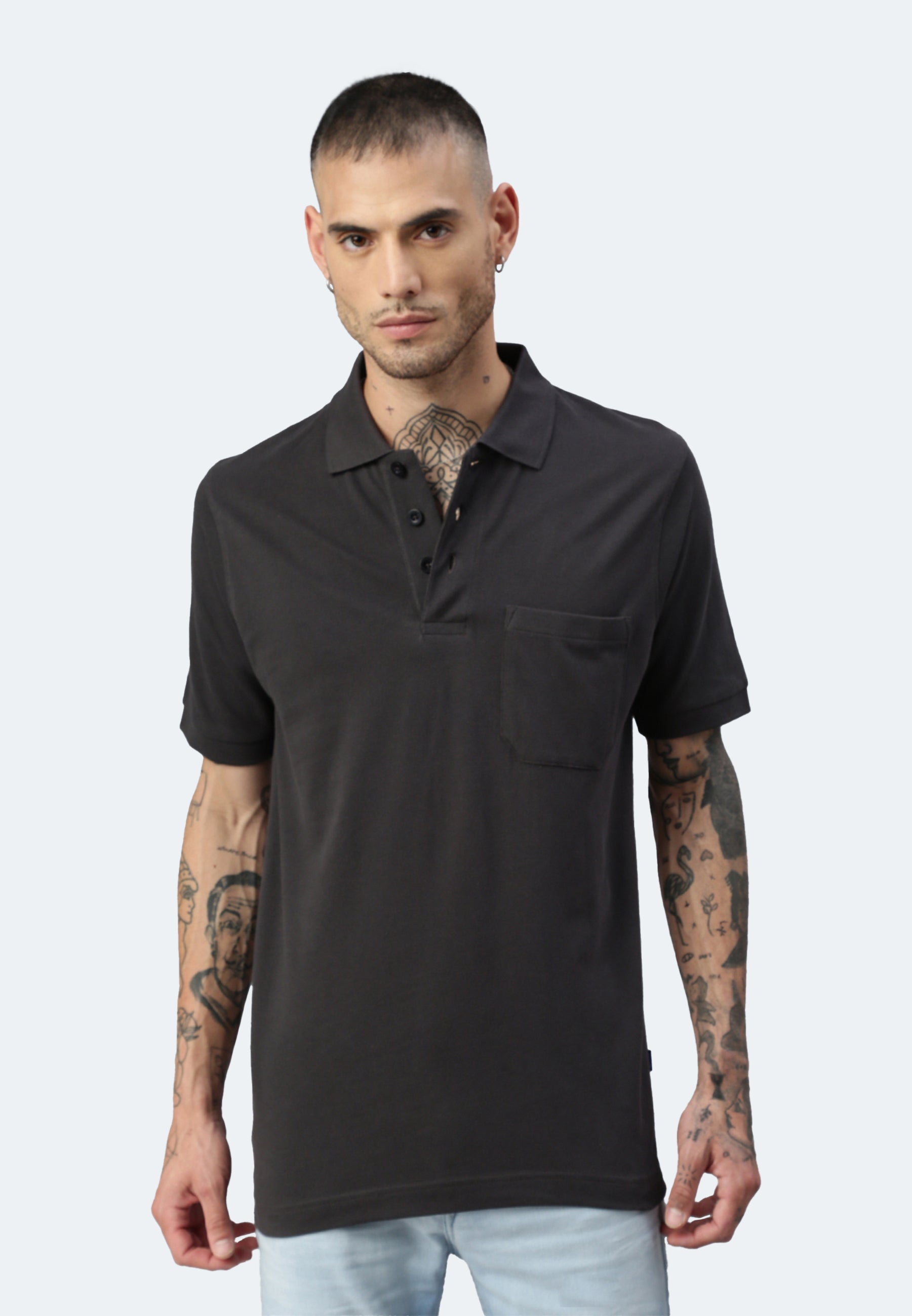 Switcher pocket polo colore balena/arsenico