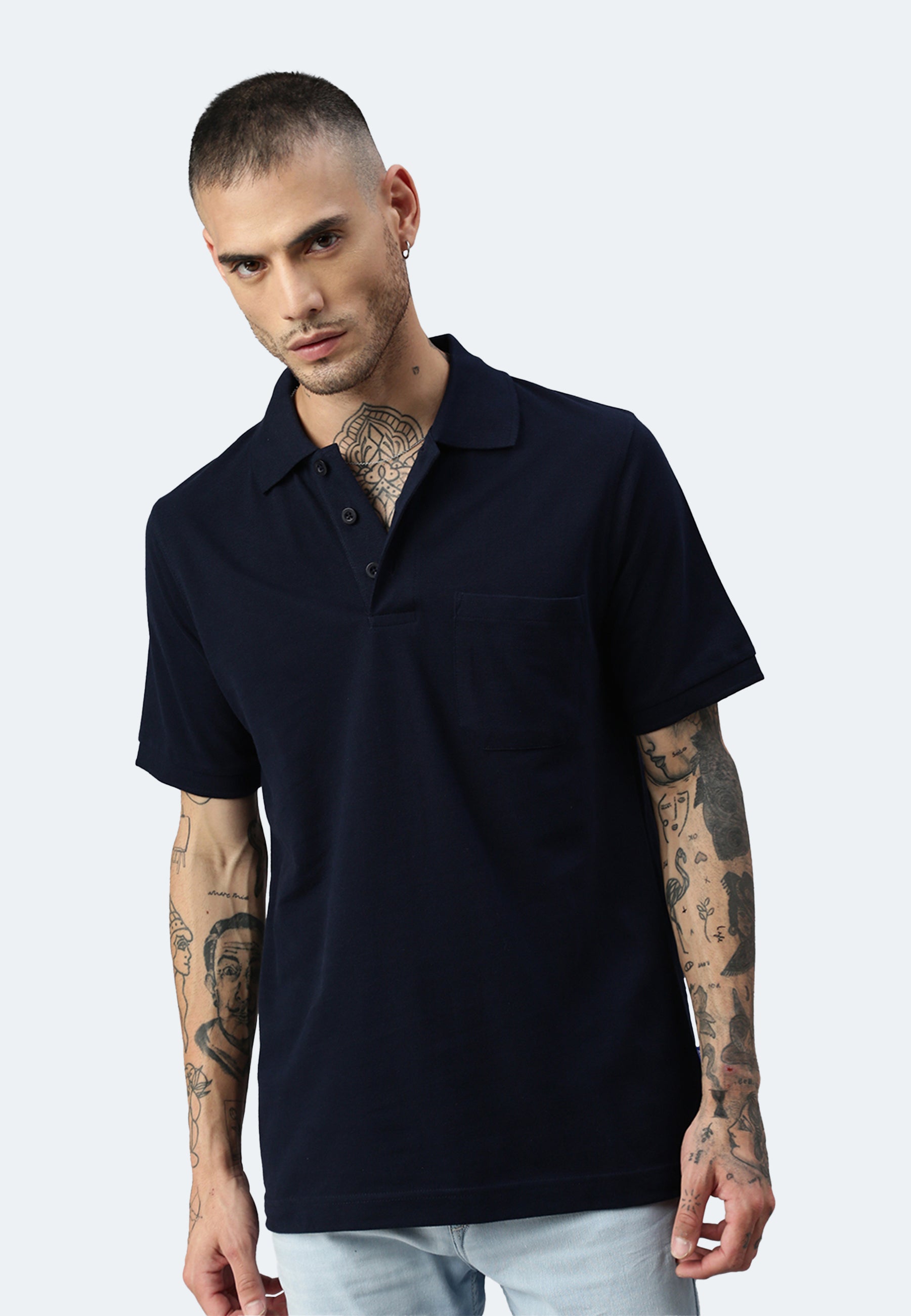 Polo Switcher pocket colore balena/navy