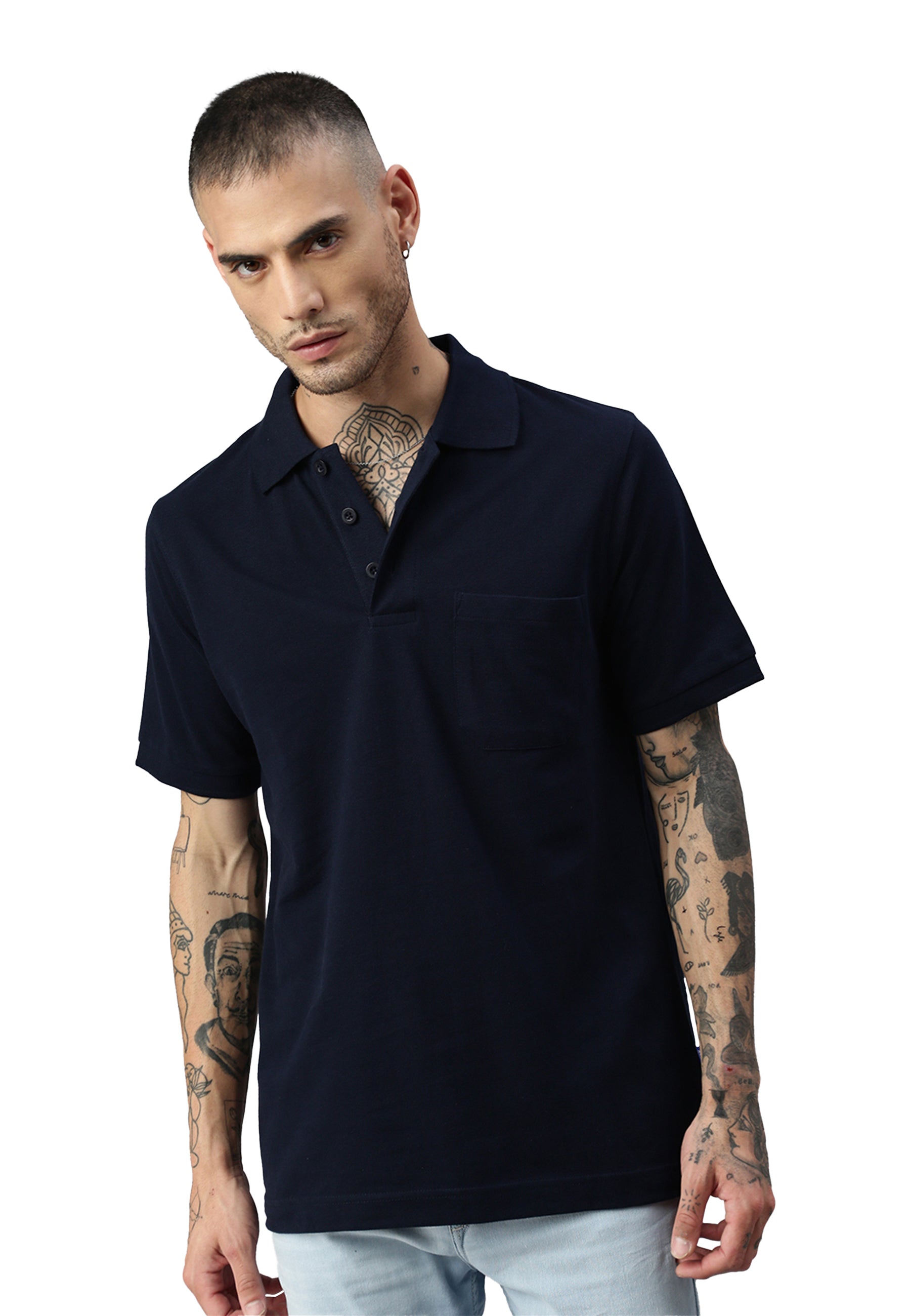 Polo Switcher pocket colore balena/navy