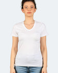 2 pezzi T-shirt elasticizzata con scollo a V Giorgia
