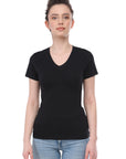 2 pezzi T-shirt elasticizzata con scollo a V Giorgia