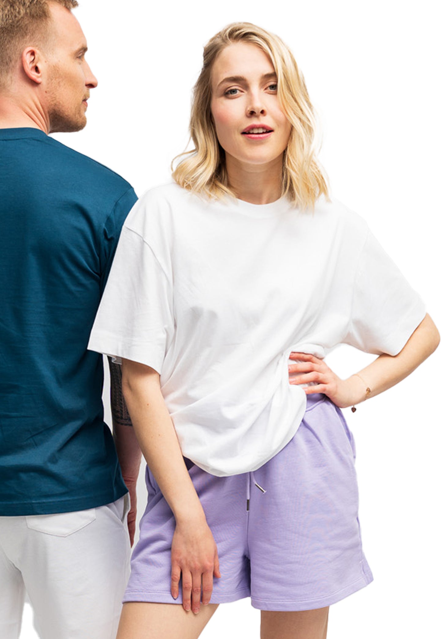 T-shirt oversize da donna in materiale organico Beth
