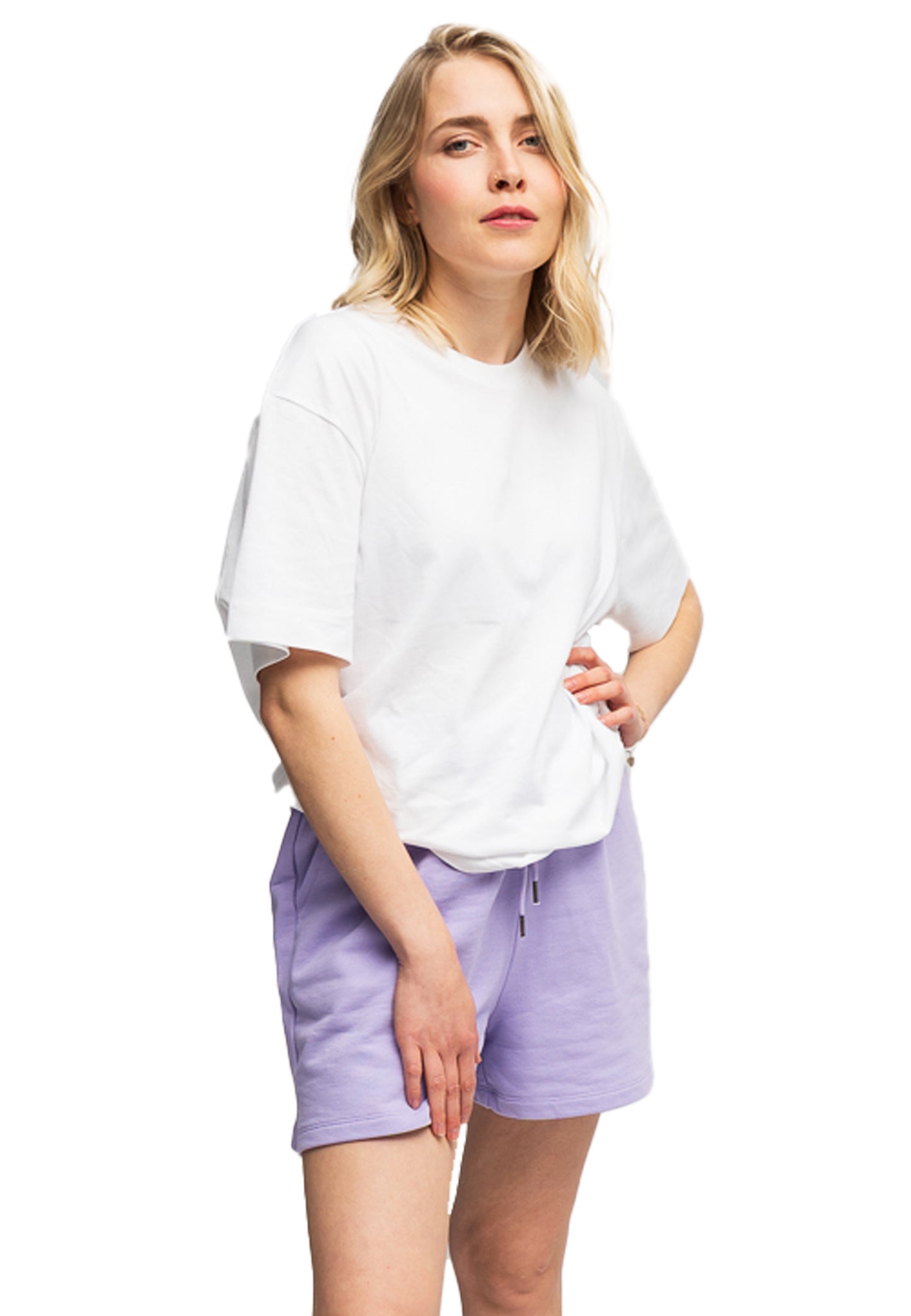 T-shirt oversize da donna in materiale organico Beth