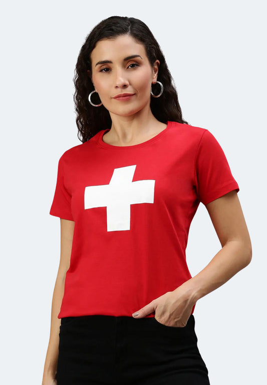 Camicia Switcher donna Helvetica color/10 rouge