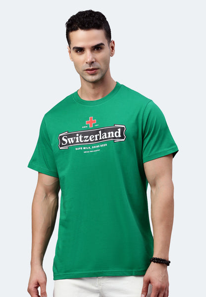 Camicia Switcher Svizzera colore birra/31 verde