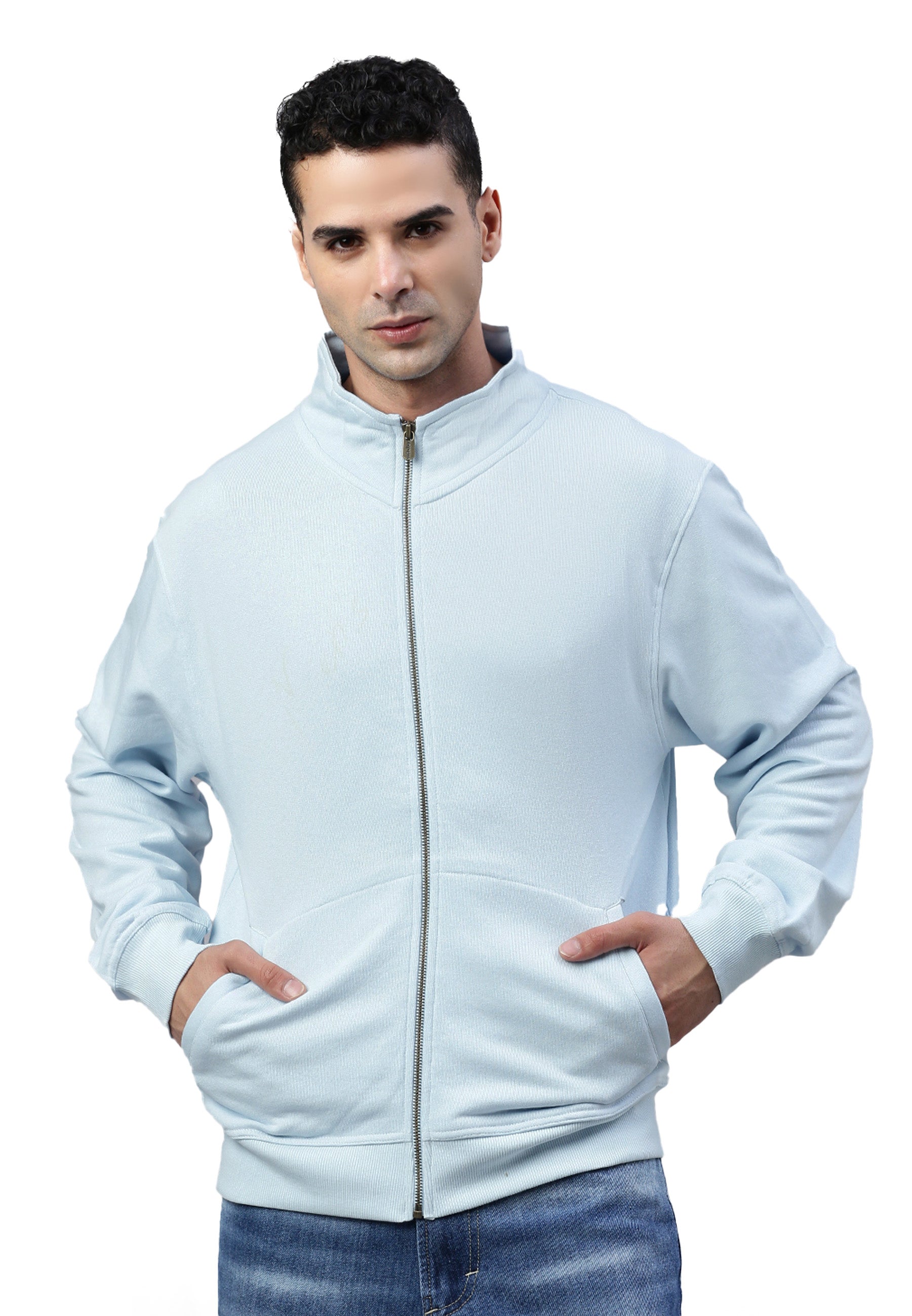 Switcher zip-hoodie uomo colore miami/blu angel