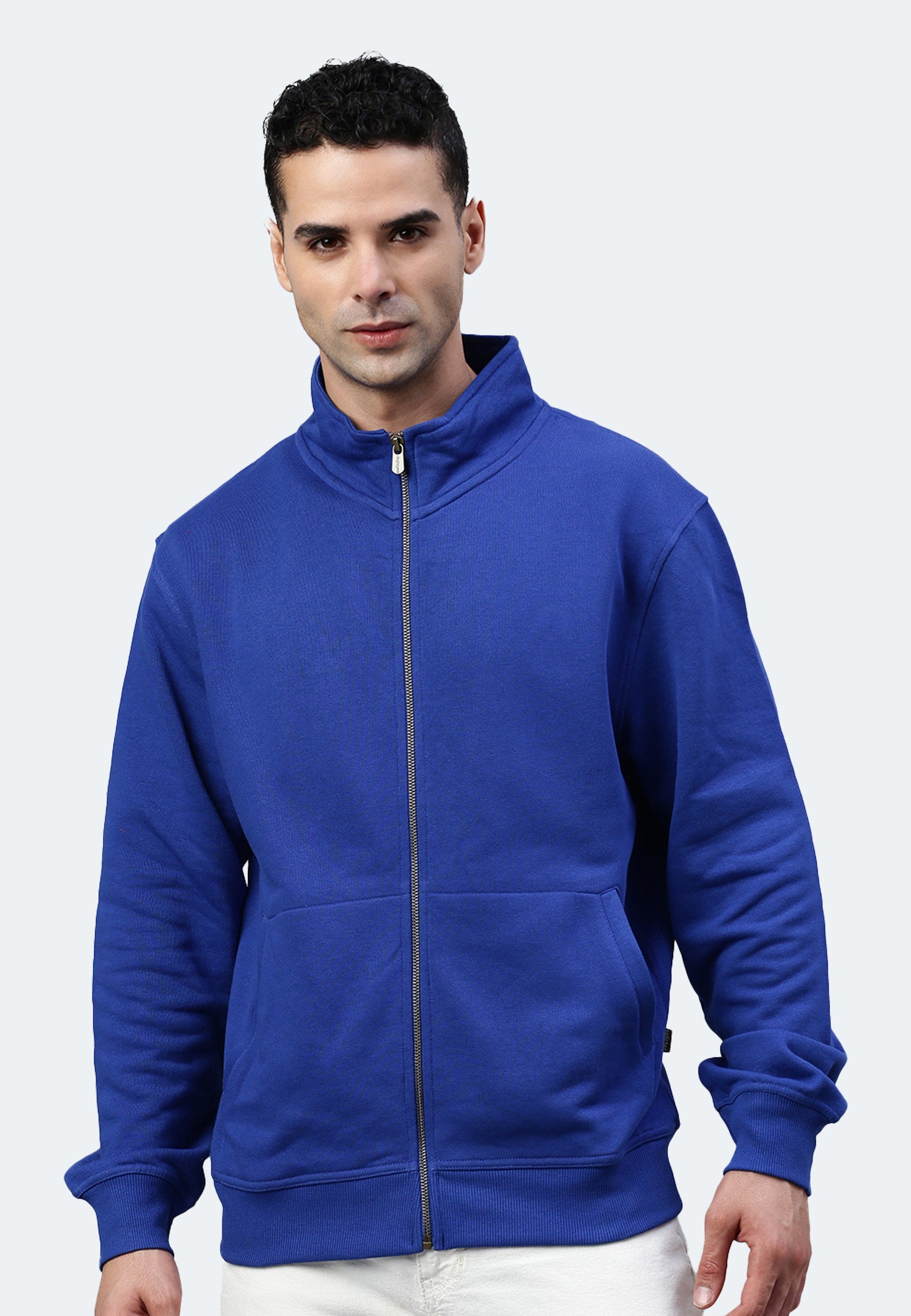 Switcher, felpa con cappuccio e zip da uomo colore miami/oceano
