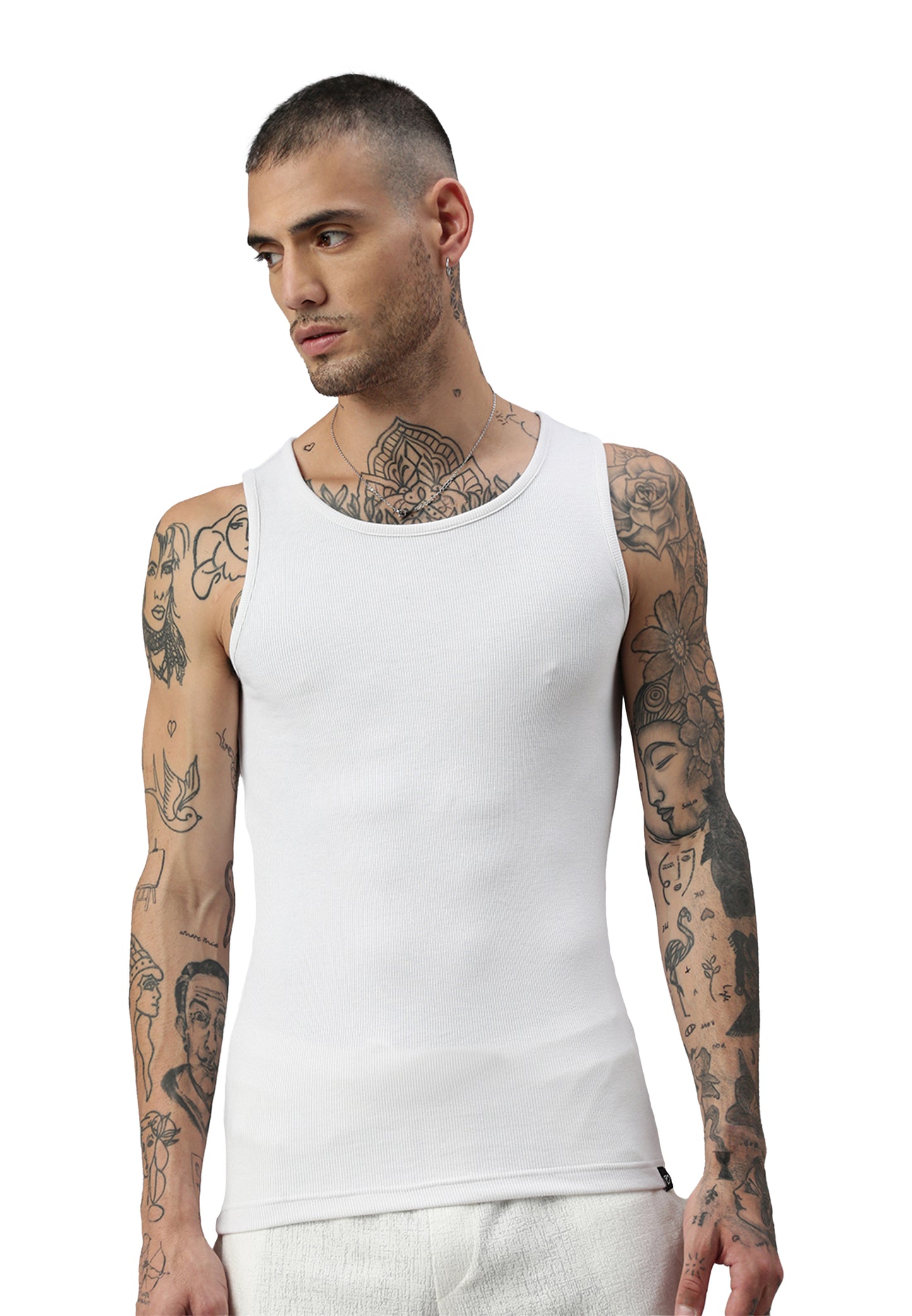 Canotta Switcher silvester colore/1 blanc
