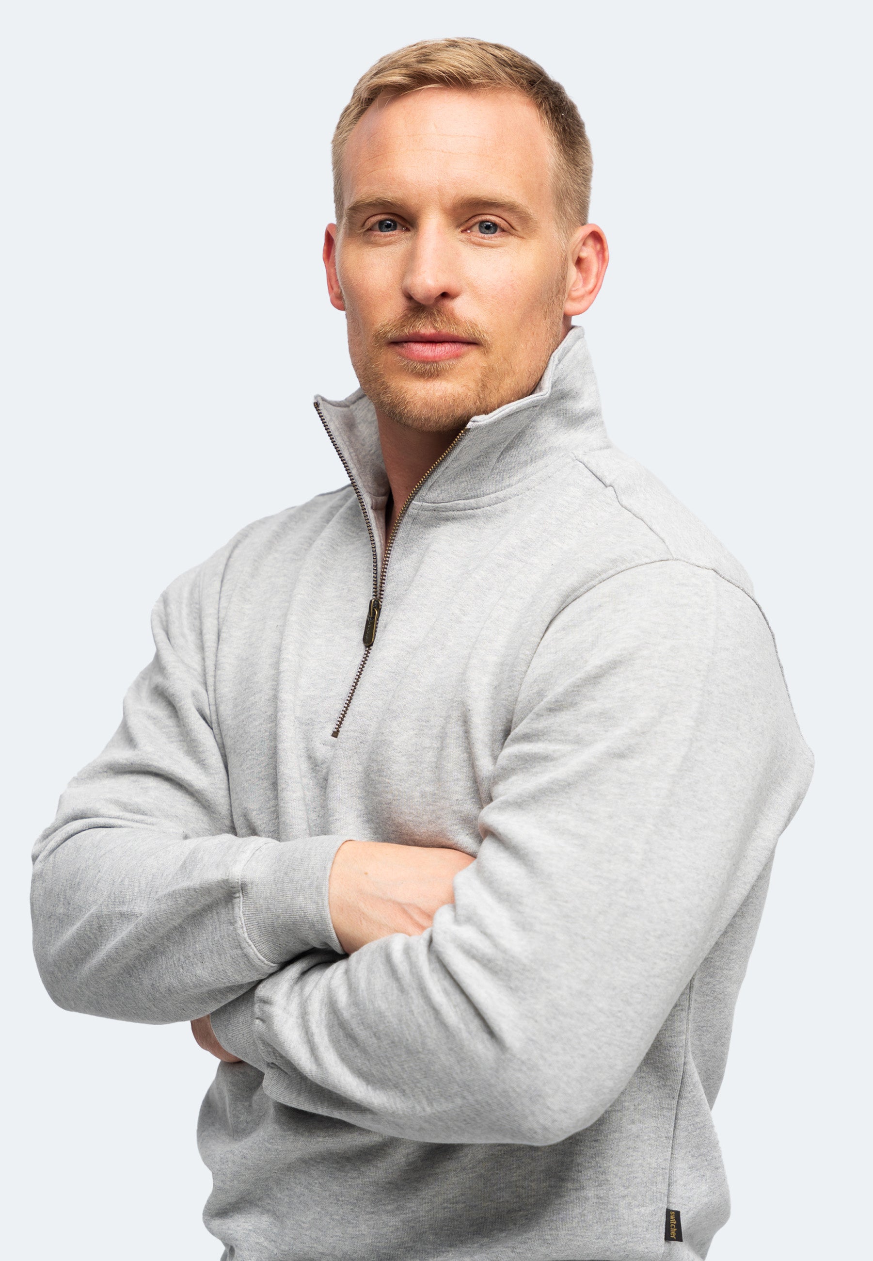 Felpa Switcher da uomo Oslo color/42 gris chine