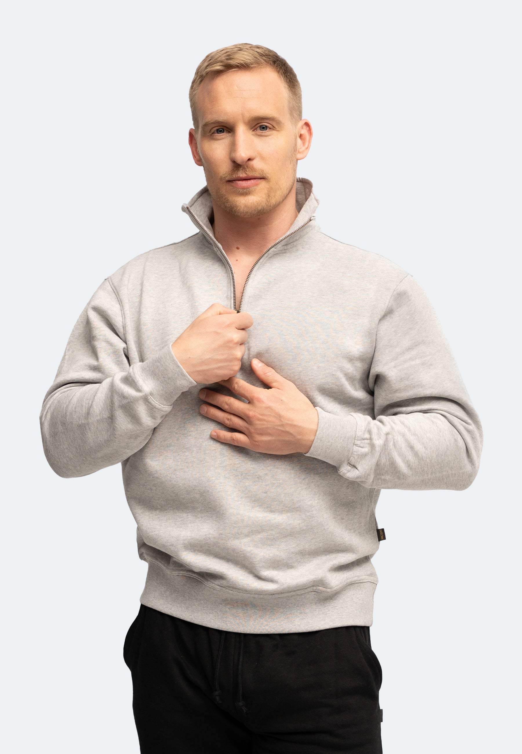 Felpa Switcher da uomo Oslo color/42 gris chine
