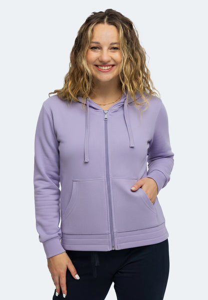 Felpa da donna con cappuccio e zip Sonora
