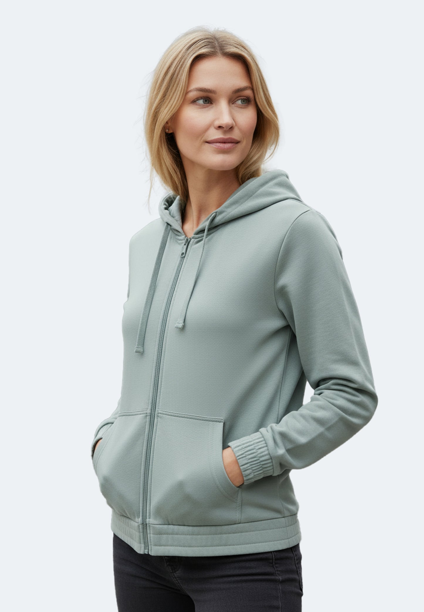 Felpa da donna con cappuccio e zip Sonora