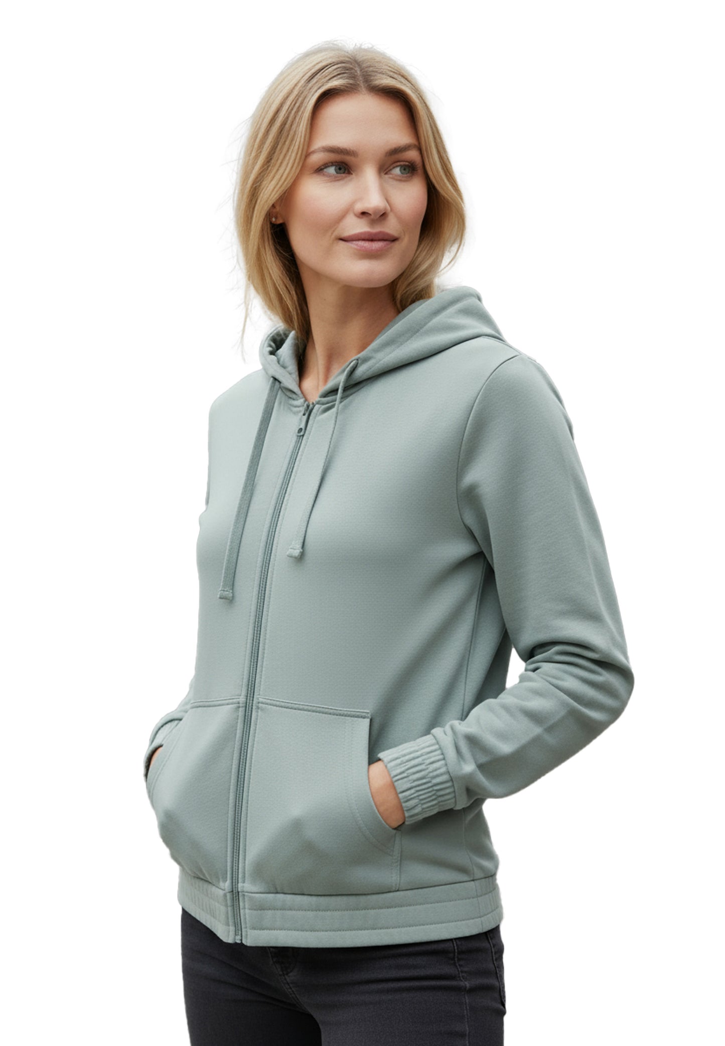 Felpa da donna con cappuccio e zip Sonora