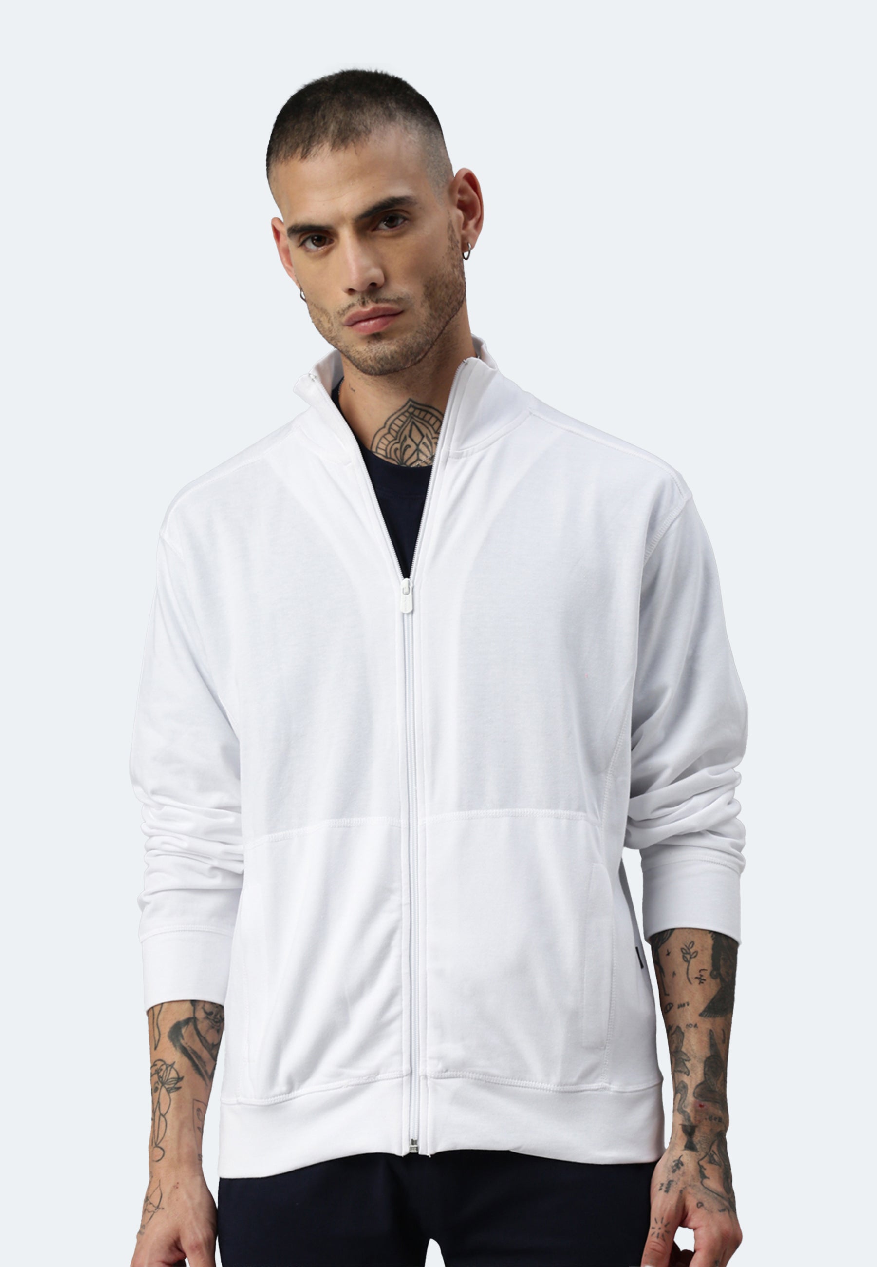 Switcher giacca con zip uomo dallas colore/blanc