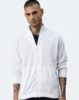 Switcher giacca con zip uomo dallas colore/blanc