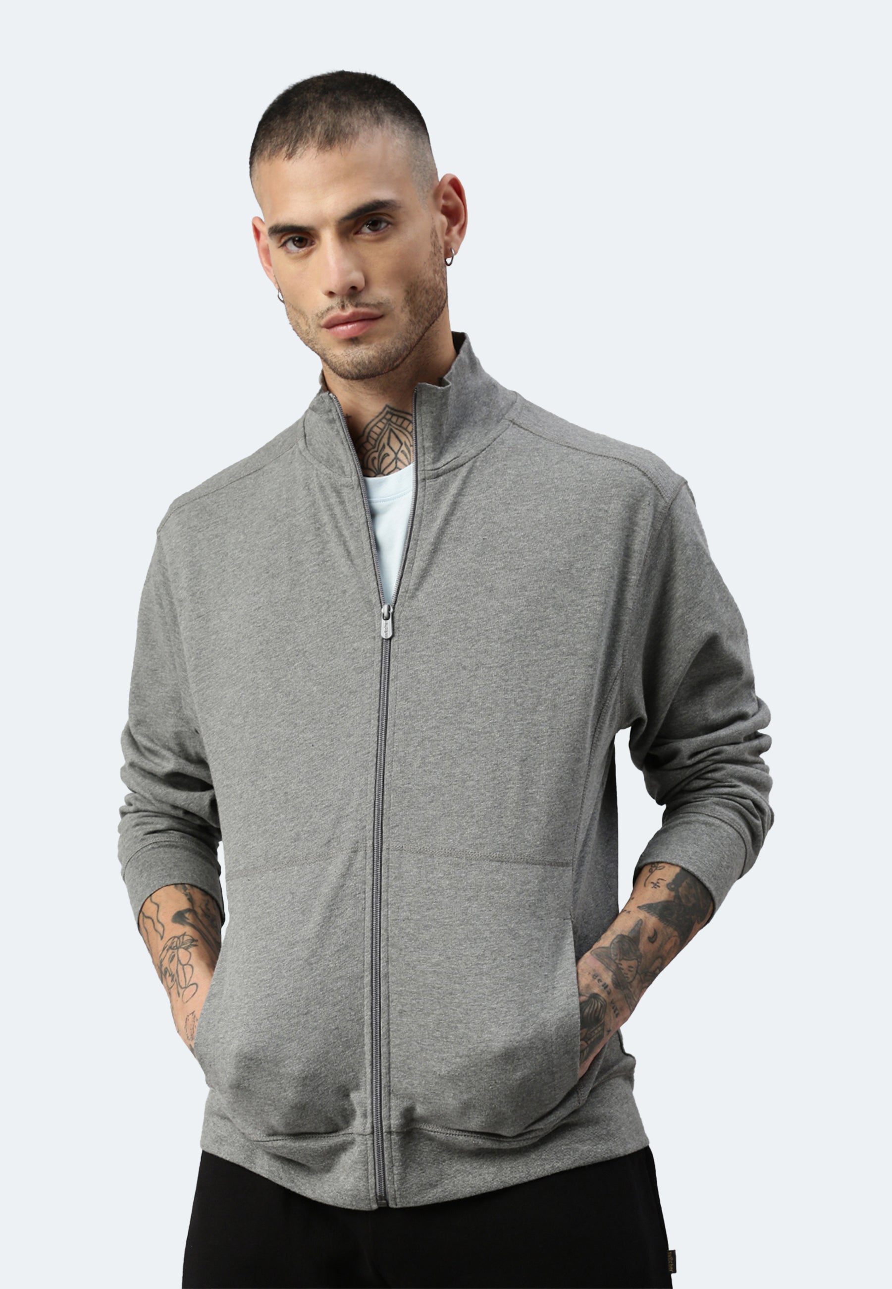 Switcher giacca con zip uomo dallas colore/ebano chine