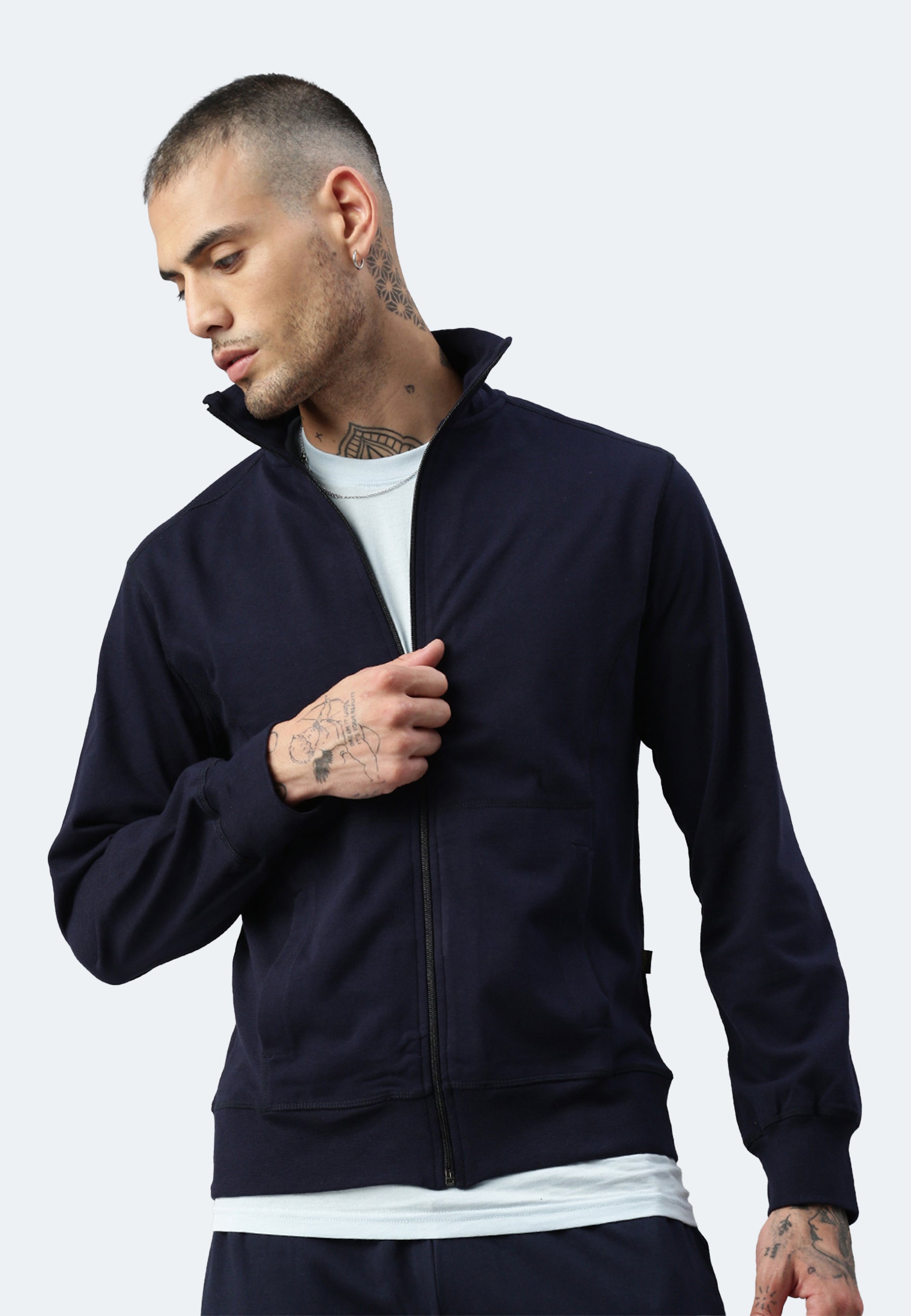 Switcher giacca con zip uomo dallas colore/navy