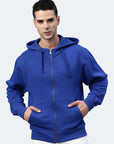 Switcher, felpa con cappuccio e zip da uomo colore miami/oceano
