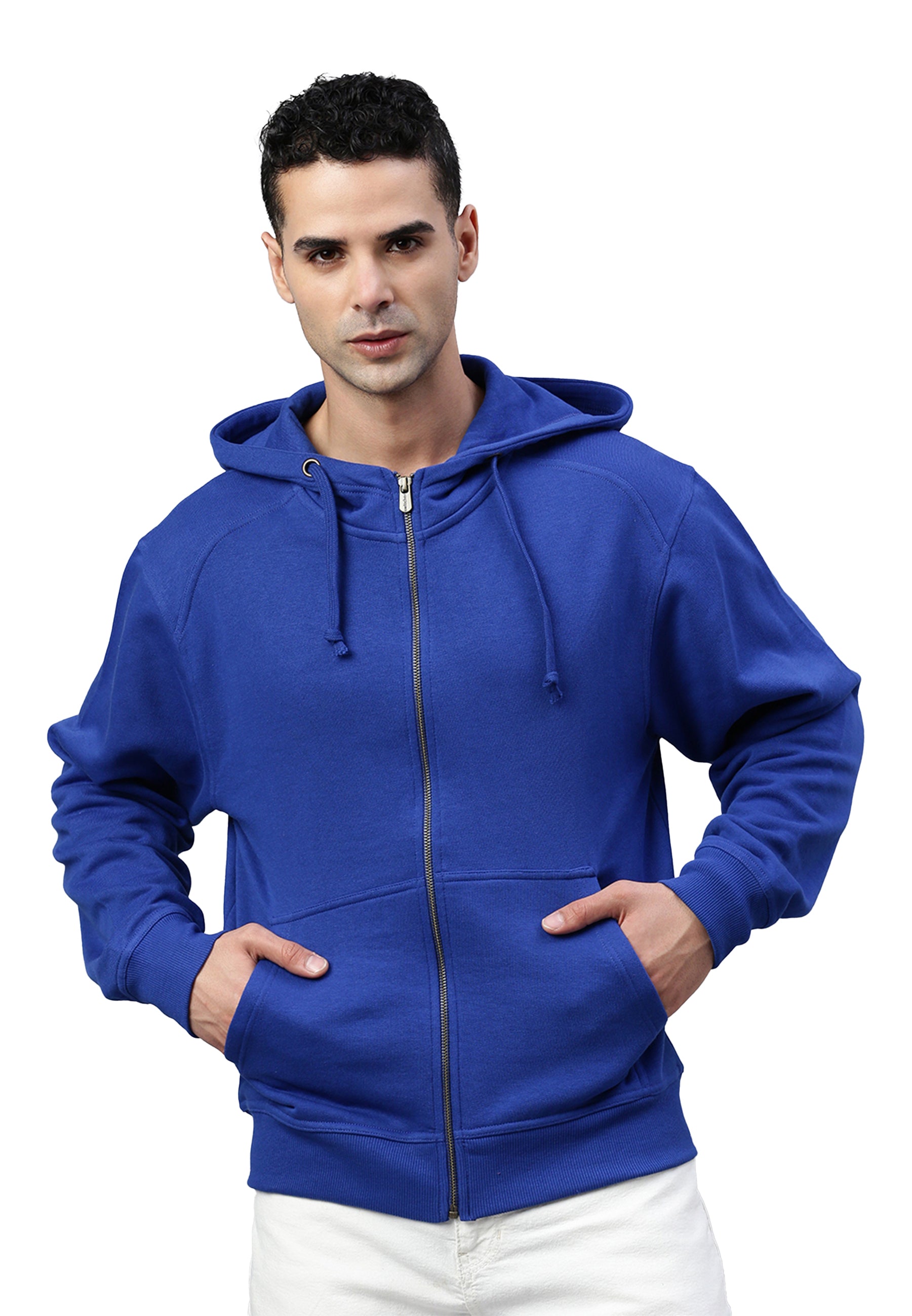 Switcher, felpa con cappuccio e zip da uomo colore miami/oceano