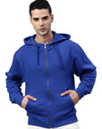 Switcher, felpa con cappuccio e zip da uomo colore miami/oceano