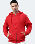 Switcher zip-hoodie uomo miami color/rouge