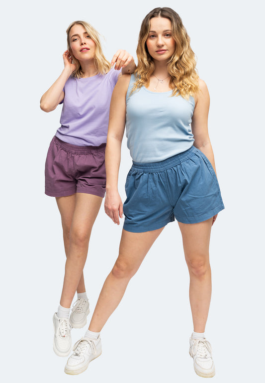 Pantaloncini da donna in twill organico Rihanna