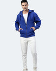 Switcher, felpa con cappuccio e zip da uomo colore miami/oceano