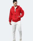 Switcher zip-hoodie uomo miami color/rouge
