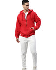 Switcher zip-hoodie uomo miami color/rouge