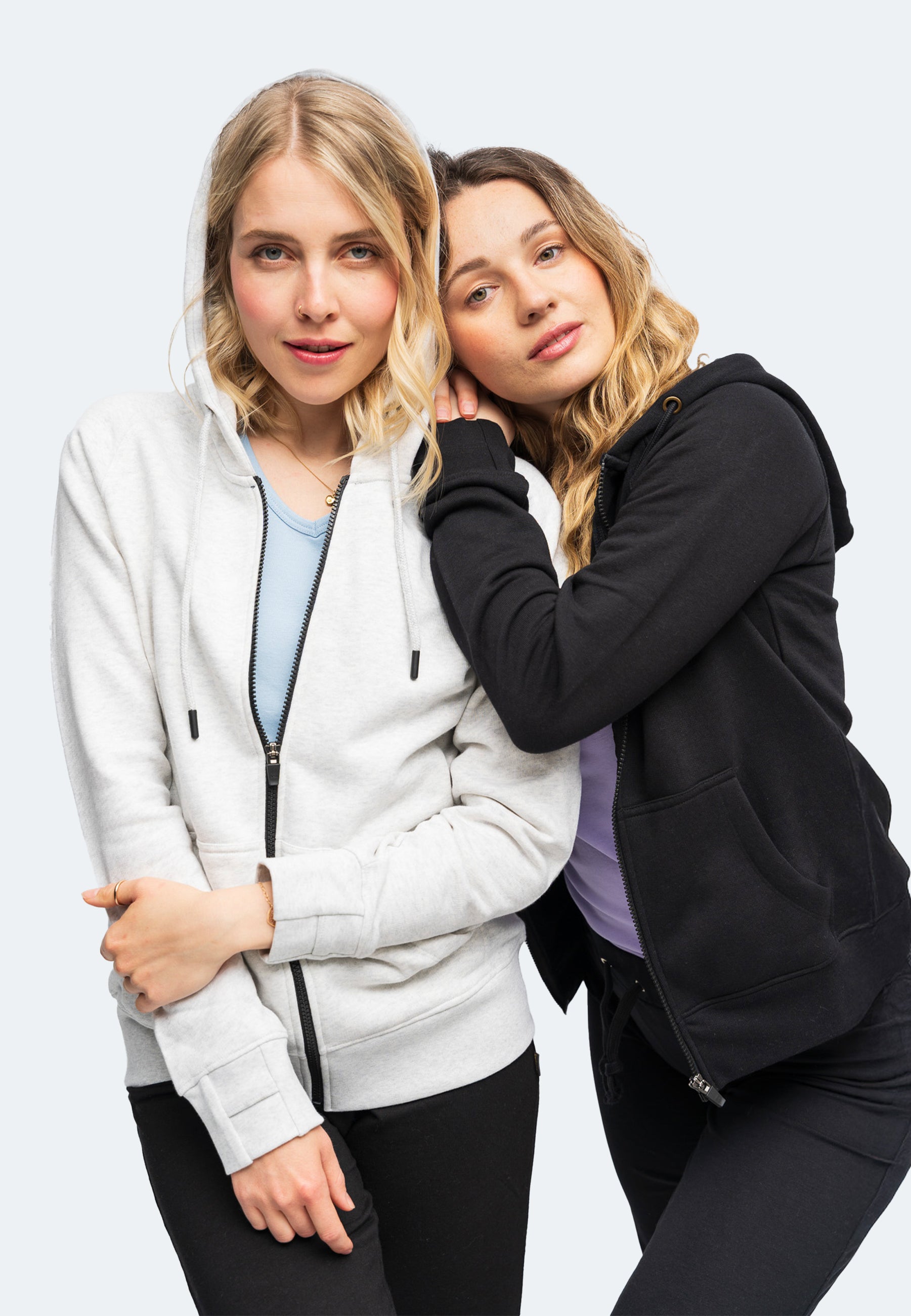 Felpa con cappuccio con zip da donna Arizona