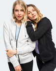 Felpa con cappuccio con zip da donna Arizona