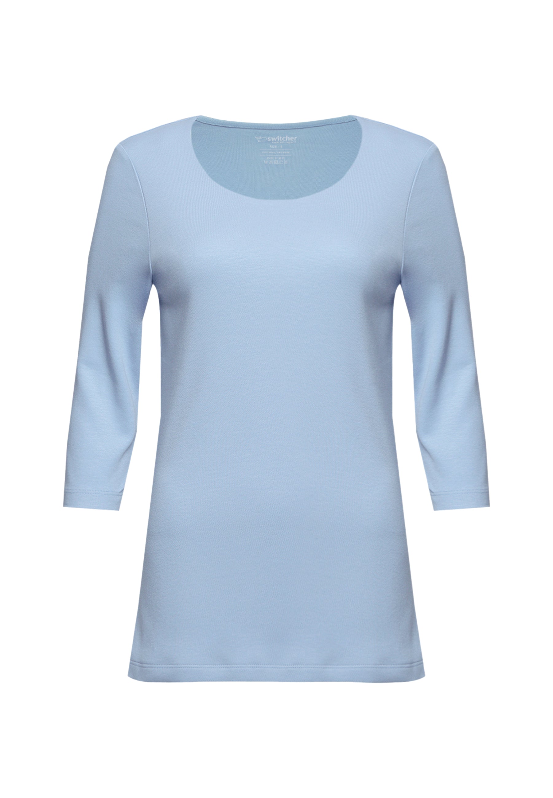 Switcher manica lunga tisha colore/anima blu